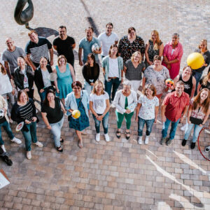 Gruppenfoto der Lehrer der Staudinger Schule in Worms.